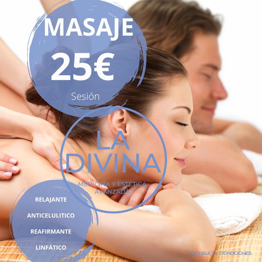 Pack de masaje en La Divina